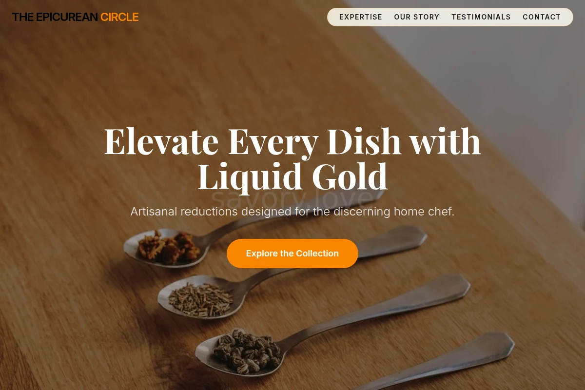 Reduction Specialty Food